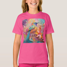 Violet Throated Songbird Fantasy Bird T Shirt