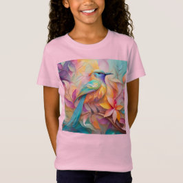 Violet Throated Songbird Fantasy Bird T Shirt