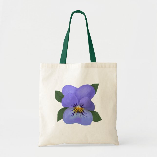 Violet Tote Bag Tygkasse (Framsidan)