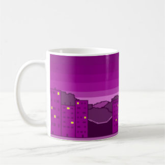Violet Town på natten, Förbättrad Kaffemugg