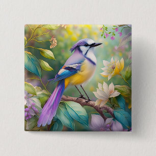 Violet Tufts Jay Fantasy Bird Knapp