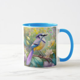 Violet Tufts Jay Fantasy Bird Mugg