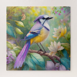 Violet Tufts Jay Fantasy Bird Pussel