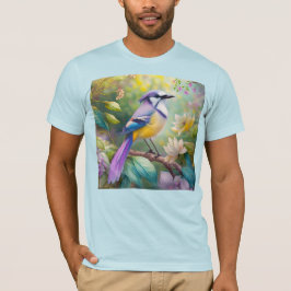 Violet Tufts Jay Fantasy Bird T Shirt