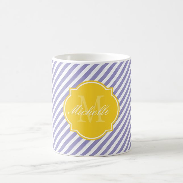 Violet Tulip Rand Monogram Mugg (Center)