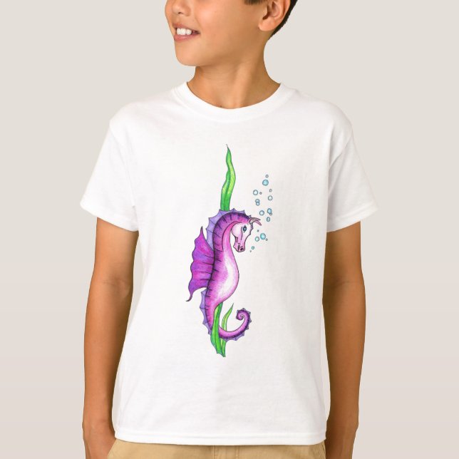 Violet Vatten Horse T-shirt (Framsida)