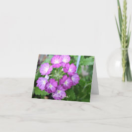 Violet Verbanas Tack Kort