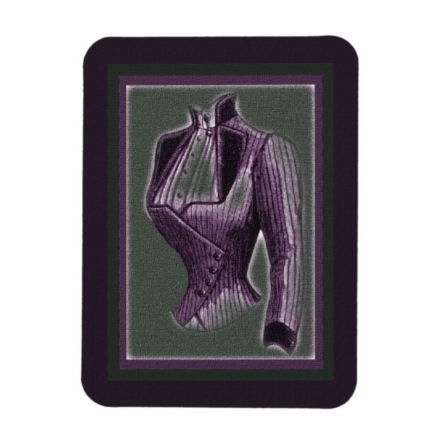 Violet Victorian Blouse Magnet (Vertikal)