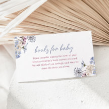 Violet Vintage Wildblomme Bokar för Baby