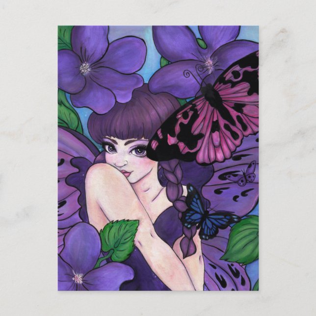 "Violet" vykort (Framsida)