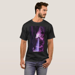 Violet Waterfall manar svart T-shirt