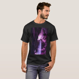 Violet Waterfall manar svart T-shirt