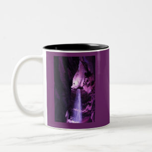 Violet Waterfall två tonar mugg