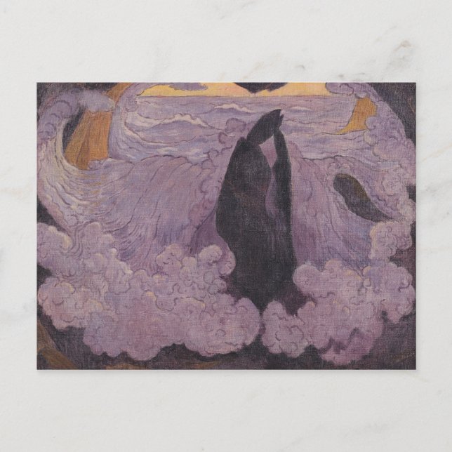 Violet Wave, 1895-6 Vykort (Framsida)