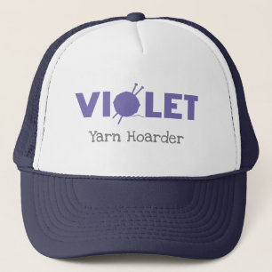 Violet Yarn Hoarder Keps