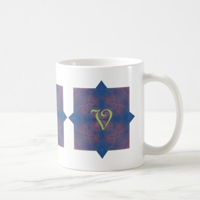 Violeta Kaleidoscope Mandala Kaffemugg (Höger)