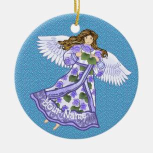 Violets Angel Julgransprydnad Keramik