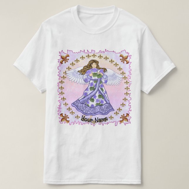  Violets Angel  T Shirt (Design framsida)