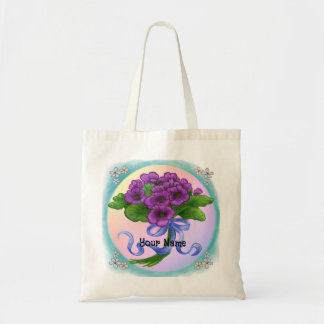 Violets blommor Bouquet Tygkasse