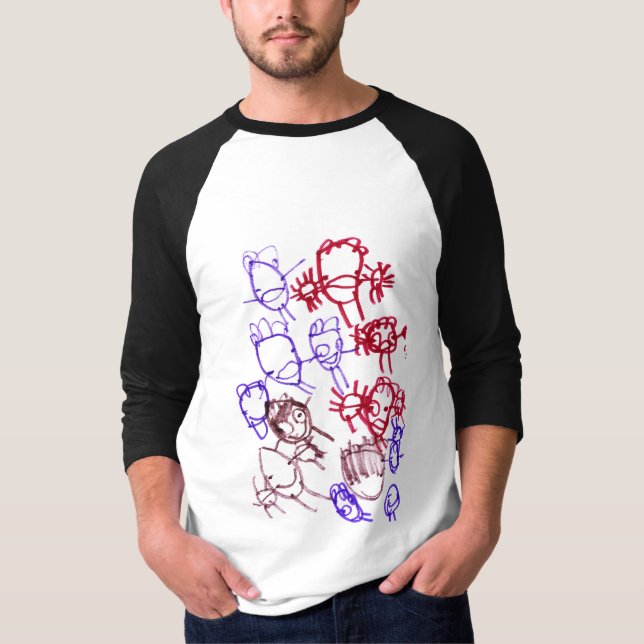 Violets design t-shirt (Framsida)