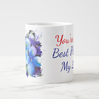 violets flower you're the best part of my life jumbo mugg