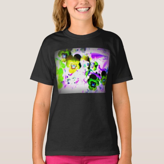 Violets Girls T-Shirt (Framsida)