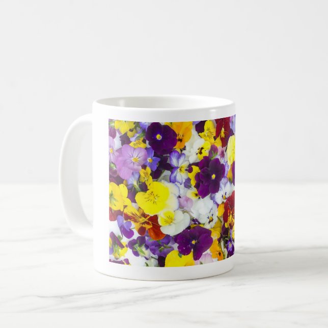 Violets, Lavender, Ro Theme Mugg (Framsida vänster)