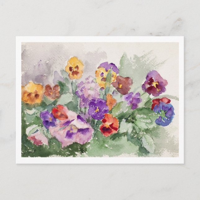 Violets Painting av Maria Wiik Vykort (Framsida)