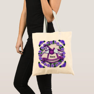 Violets Rocking Horse Tygkasse