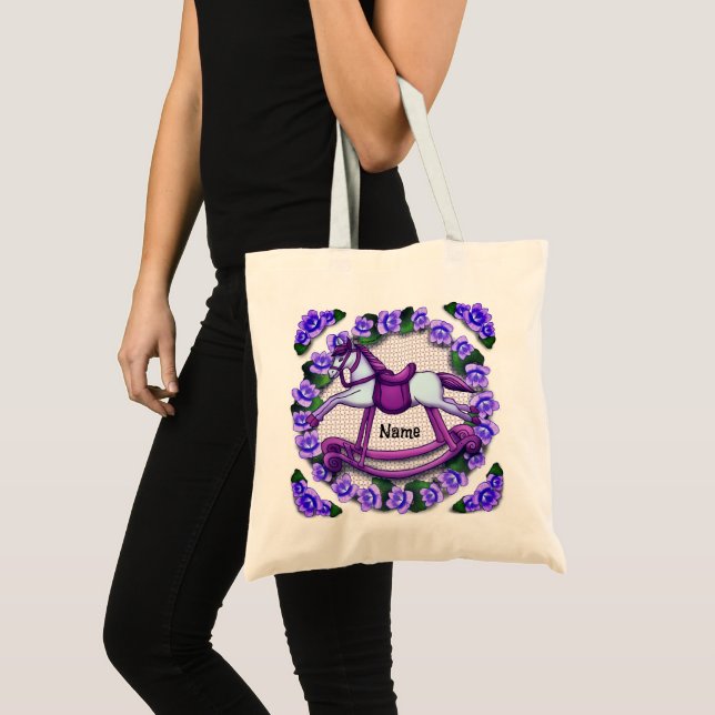 Violets Rocking Horse Tygkasse (Framsida (produkt))