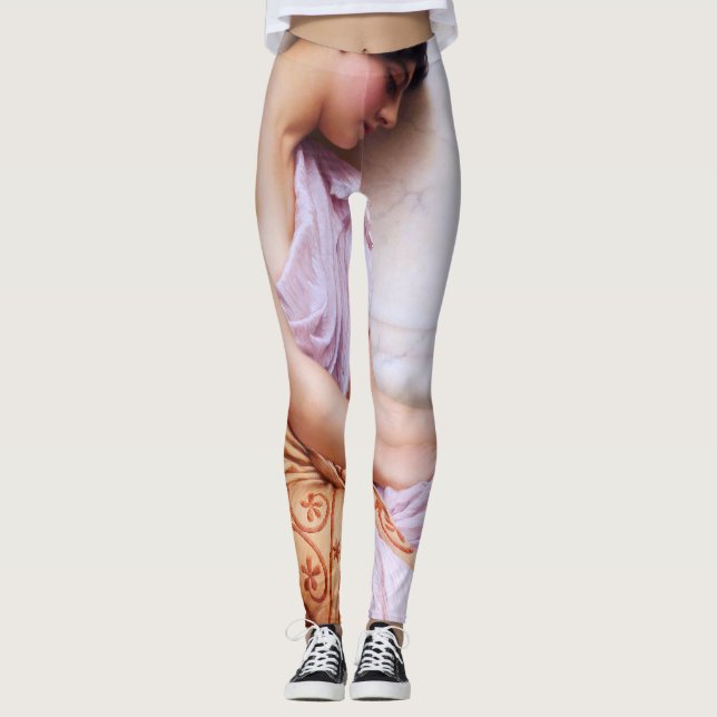 Violets, Sweet Violets av John William Godward Leggings (Framsida)