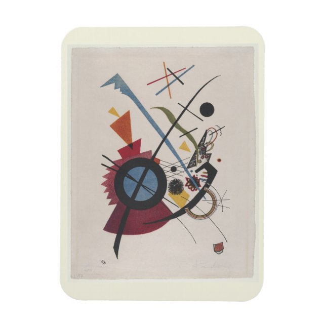 Violett (1923) av Wassily Kandinsky, Modern Art Magnet (Vertikal)