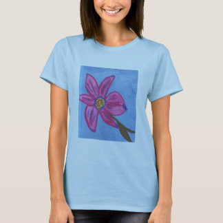 Violett älskvärd T-tröja Tee