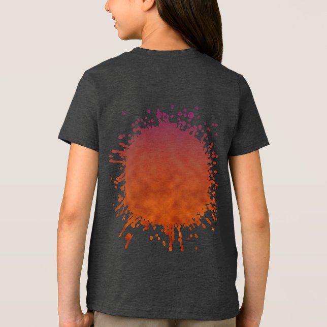 Violett Askfall T Shirt (Baksida)