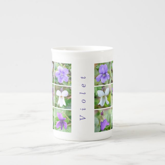 'Violett' Benporslin Mugg (Framsidan)