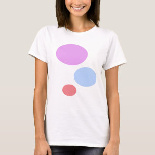 Violett blå och rosa t shirt