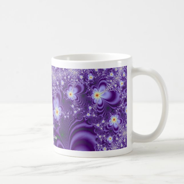 Violett energi kaffemugg (Höger)