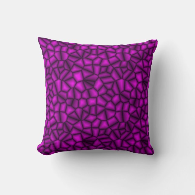 Violett flaggstensdyna kudde (Framsida)