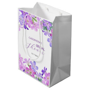 Violett Geranium Blommig Bröllopsdusch 