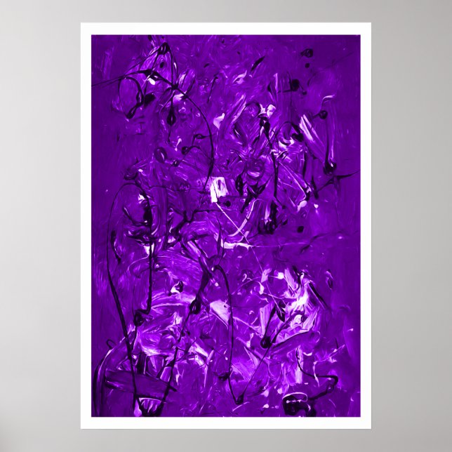 Violett Kaos Poster (Framsidan)