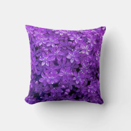 Violett kastkudde kudde