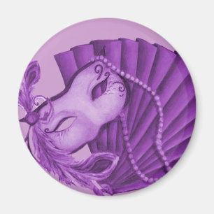 Violett maskerad magnet