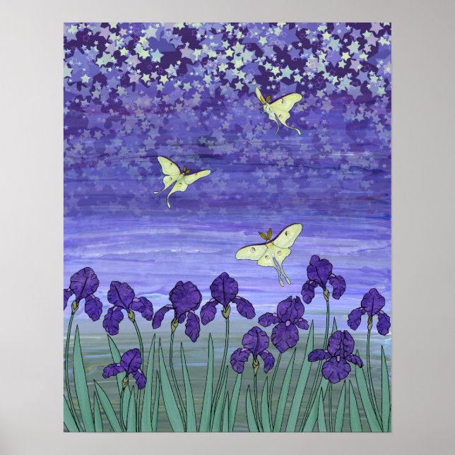 violett natt poster (Framsidan)