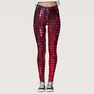 Violett och rosa Sequin-Något liknande Leggings