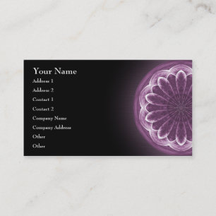 Violett PetalsMandala - visitkort