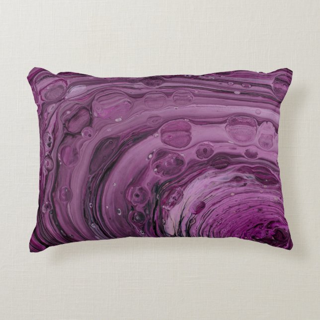 Violett Prydnadskudde (Framsidan)