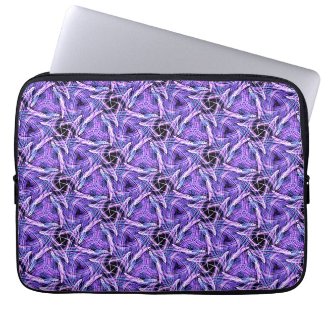 Violett Puls Laptop Fodral (Framsidan)