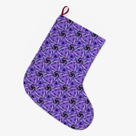 Violett Puls Stor Julstrumpa
