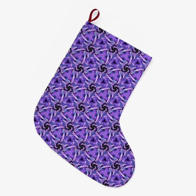 Violett Puls Stor Julstrumpa (Framsidan (Hängande))