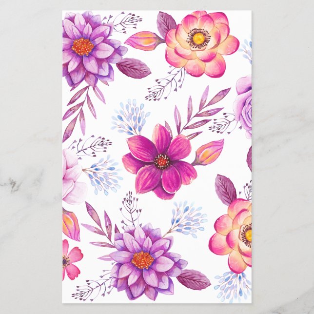 Violett ros flygblad (Framsidan)